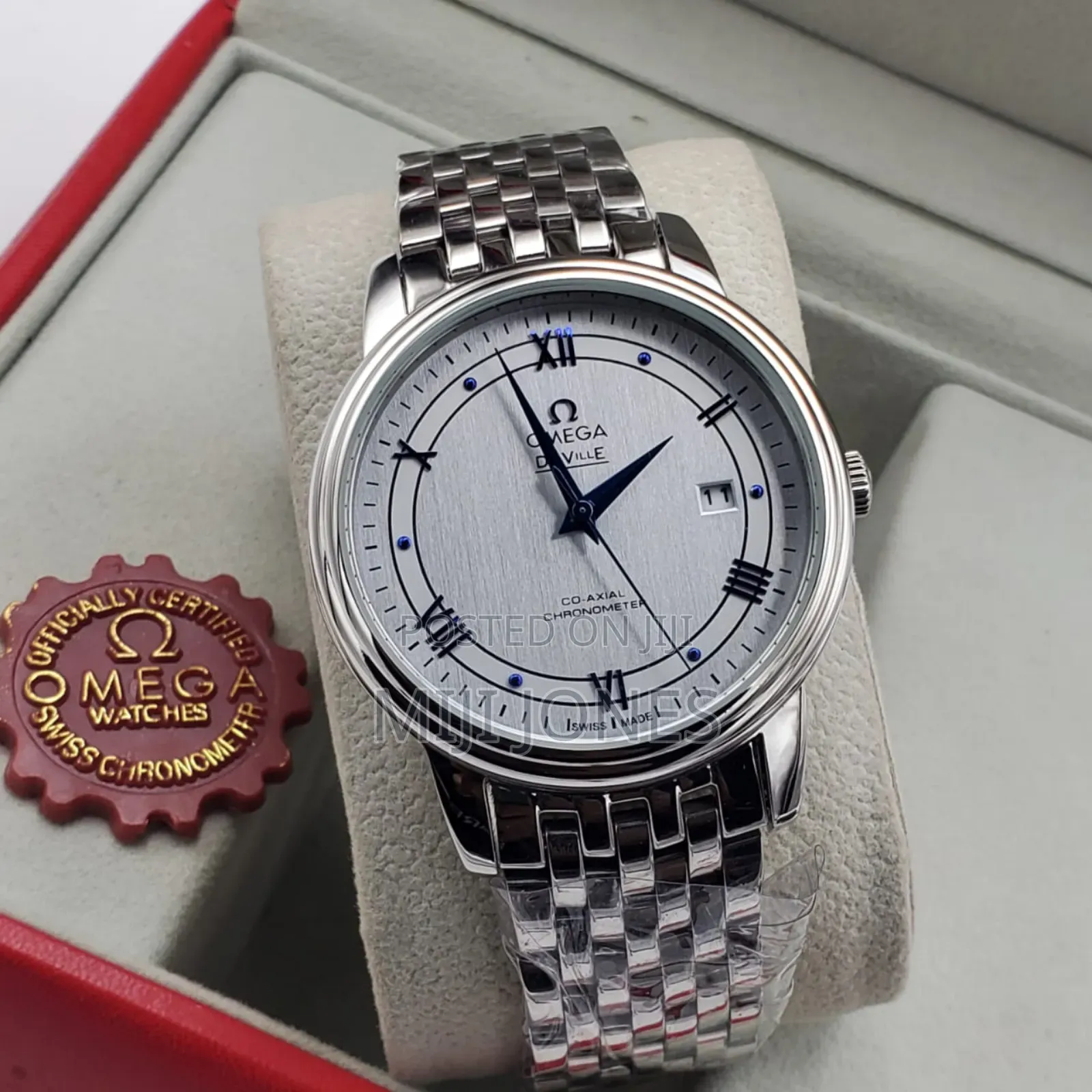 "Omega Automatic Stainless Steel Chronometer Timepiece"