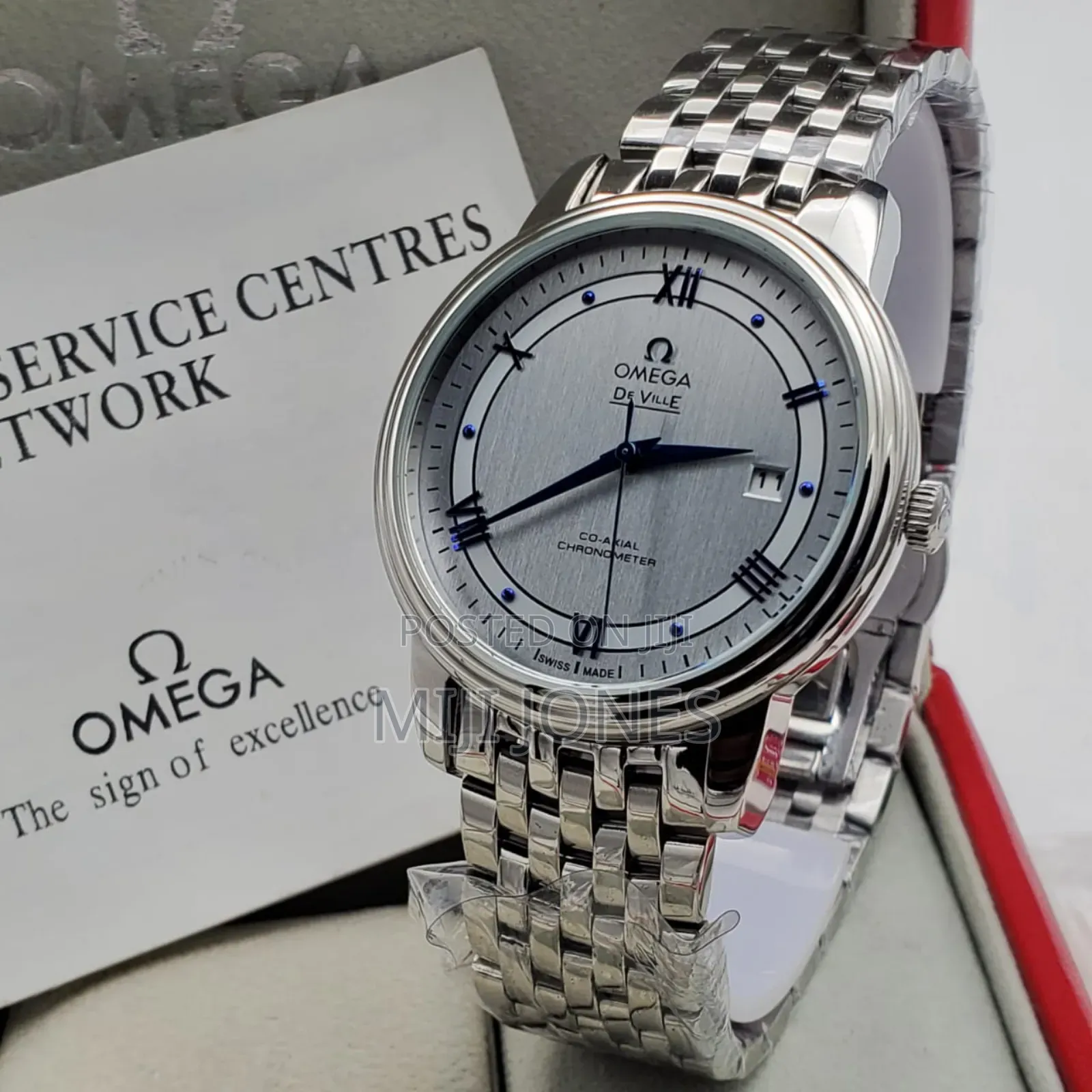 "Omega Automatic Stainless Steel Chronometer Timepiece"