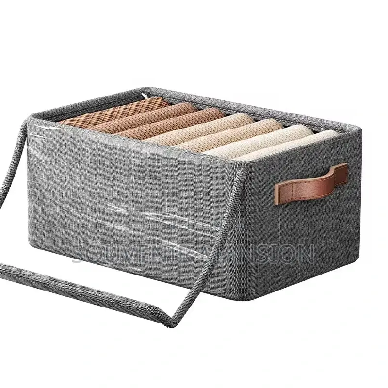 Foldable Wardrobe Storage Box With Cover