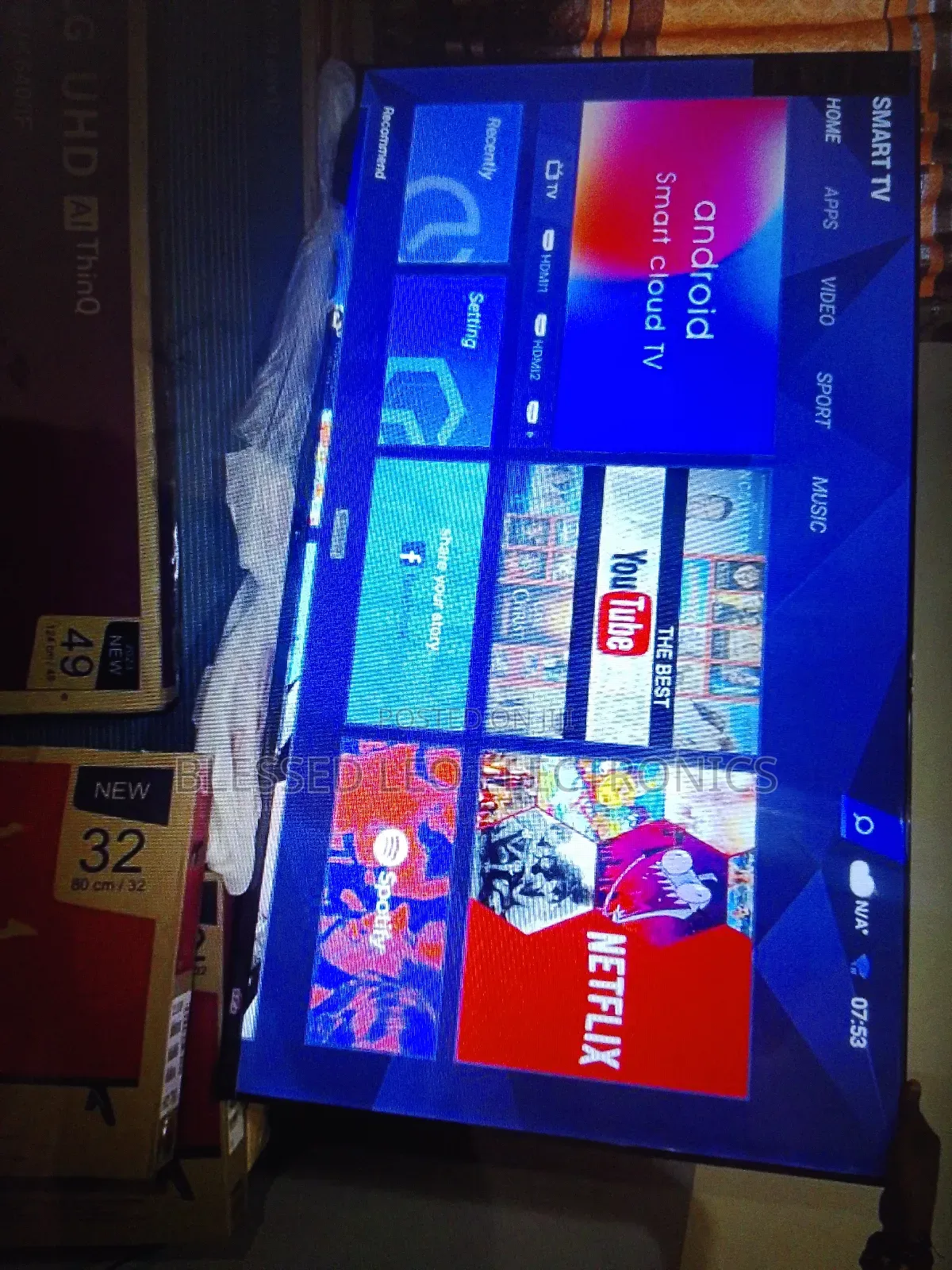 65 Inches Lg Bulding Showcasing Apps