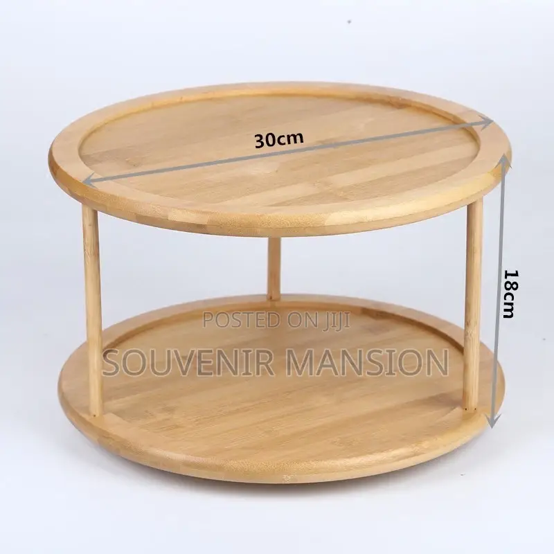 2 Tier Bamboo Turning Rack