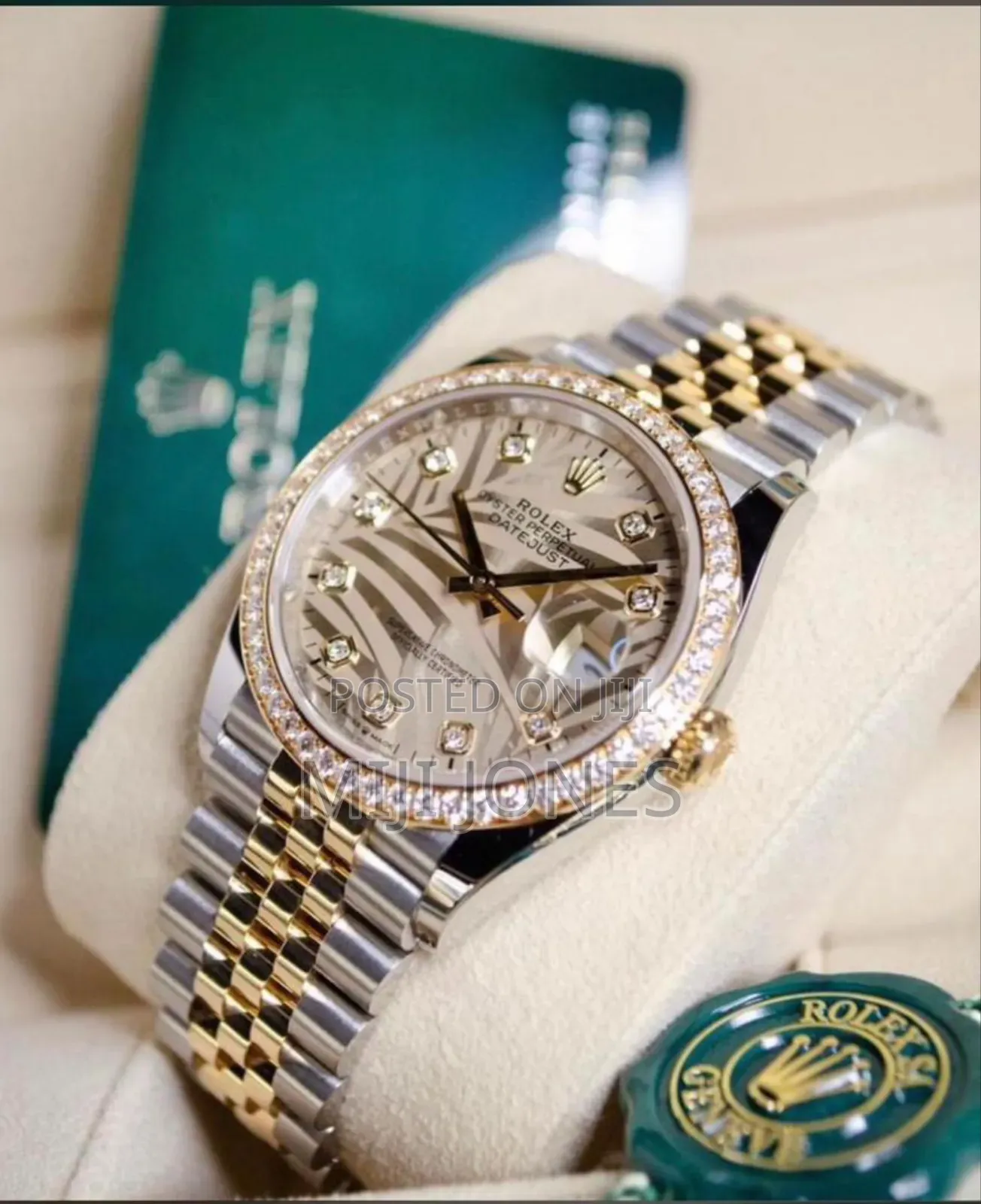 Datejust Two-Tone Gold Accent Watch"