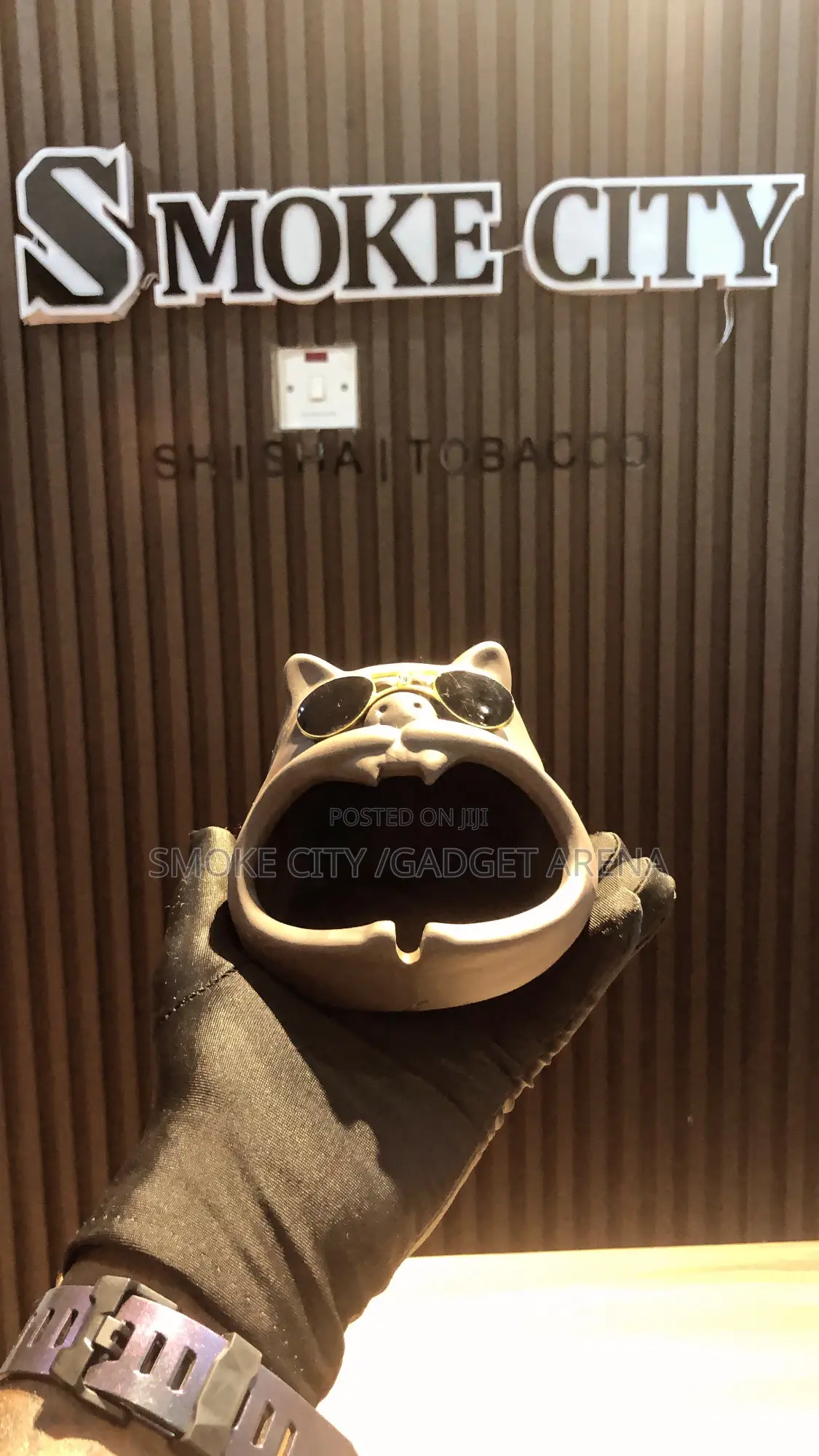 Cute Bulldog and Cattie Ashtray Available in Diff Designs