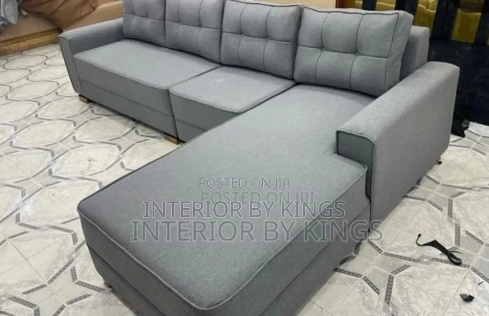 L-Shaped Custom Made Sofa Can Be Made in Colors