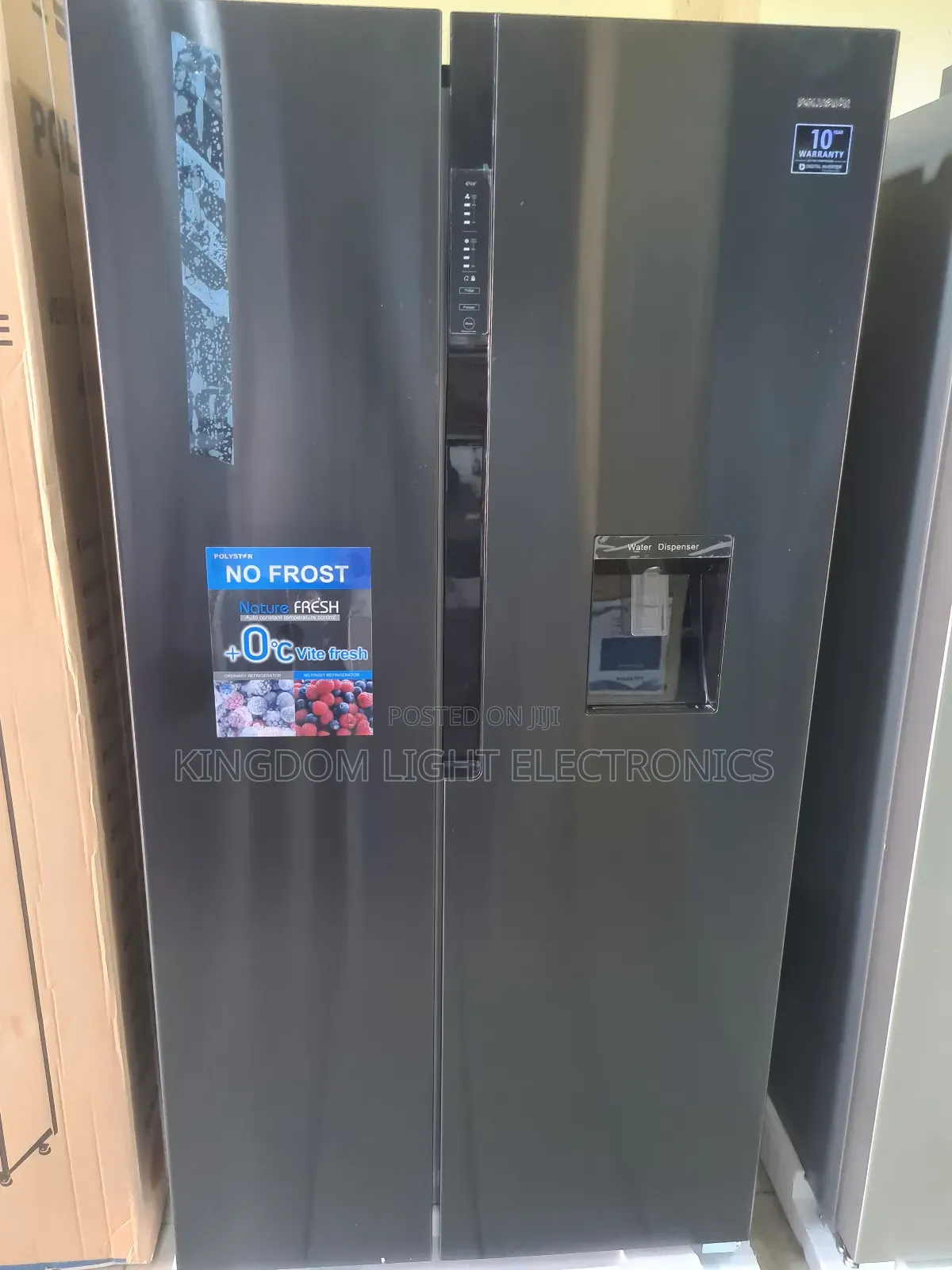 Polystar Double Door Side by Side Inverter Fridge