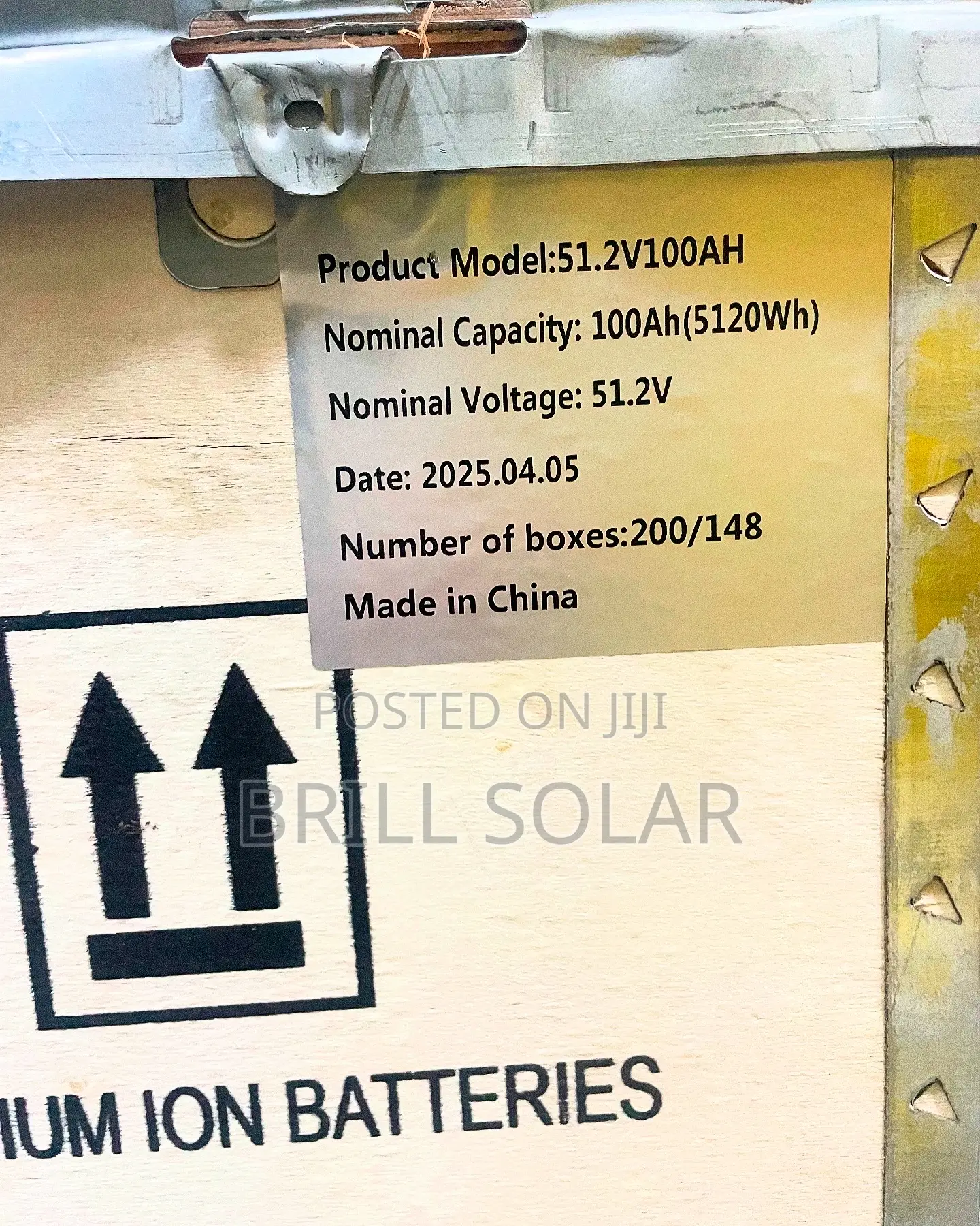5.12kwh-51.2v SMS Solar Lithium Battery