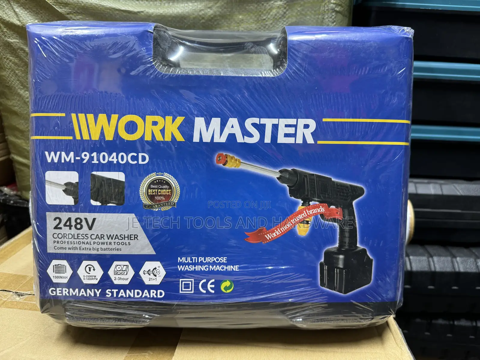 Portable Work Master 248v Cordless Car Washer