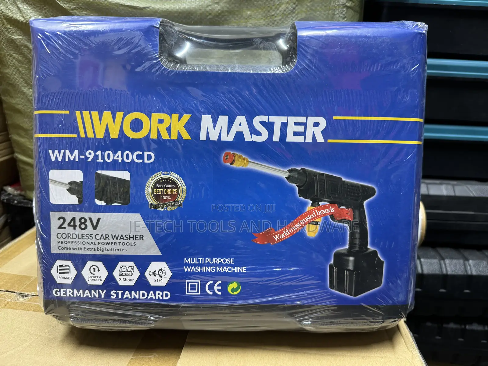 Portable Work Master 248v Cordless Car Washer