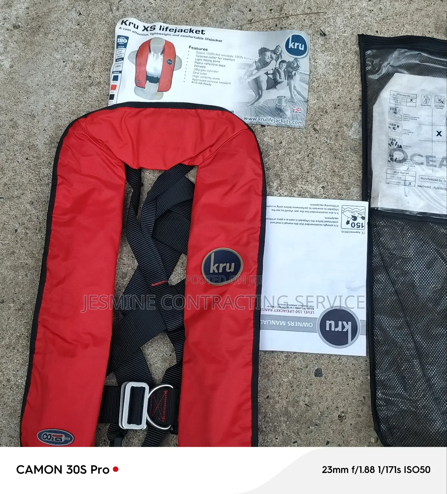 Automatic Life Jacket 150newton Kru Uk