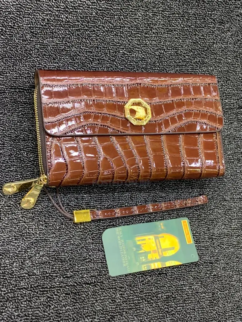 Mont Blanc Quality Luxury Men Genuine Leather Armpit Purse