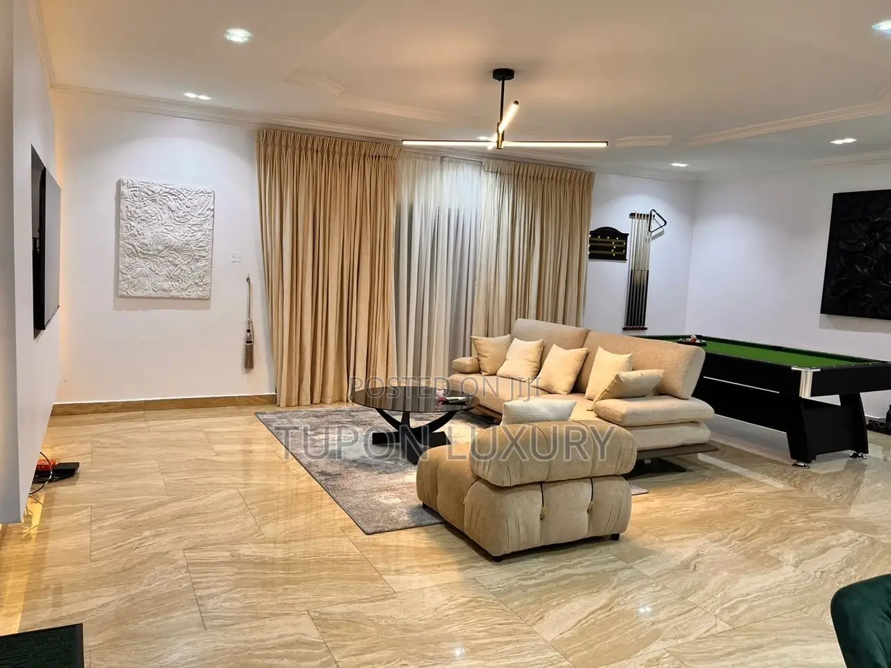 3 Bedroom Apartment With Pool, Gym Snooker and Ps