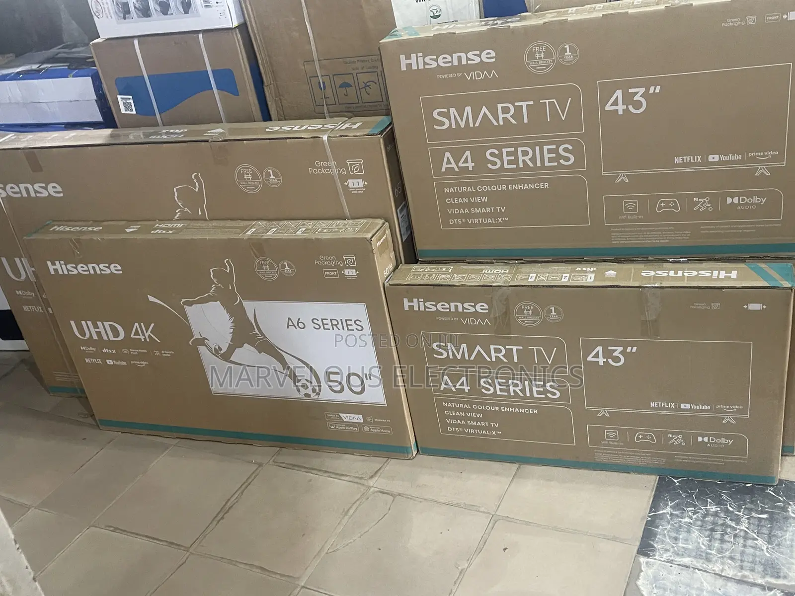 Brand New Hisense 43,Smart Full Hd Tv Available