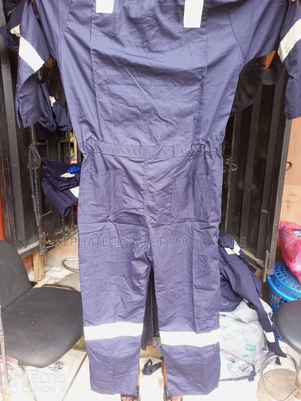 Safety Coveralls With Reflective