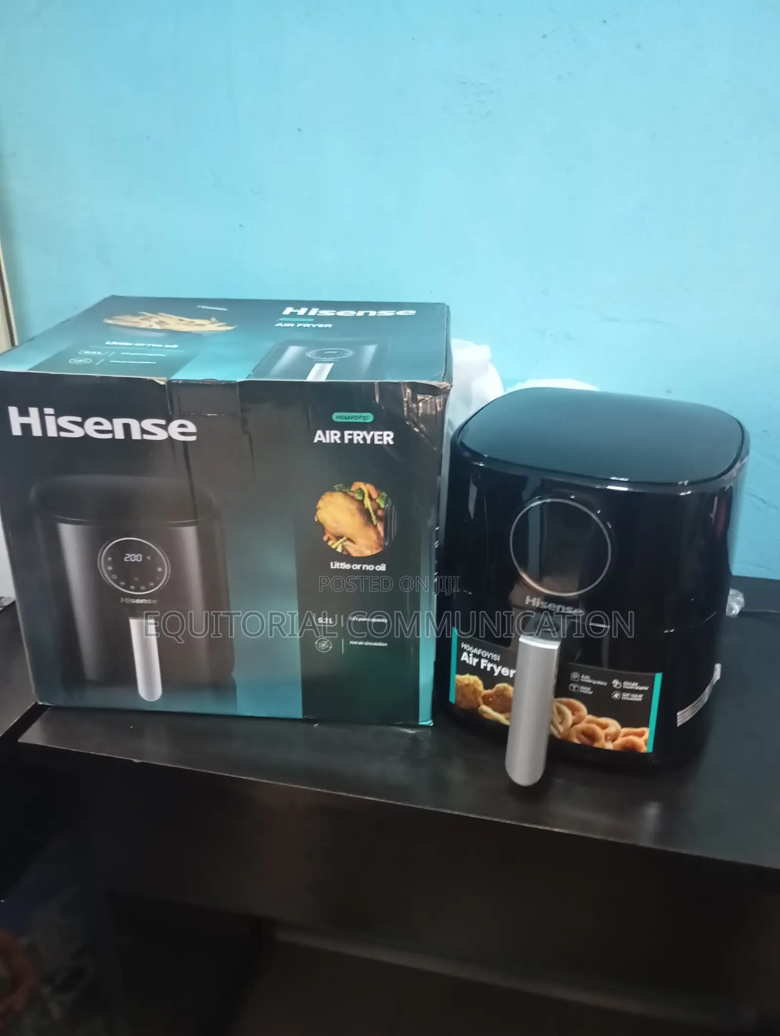 Hisense Digital Air Fryer 5.2l – Healthy Frying Made Easy