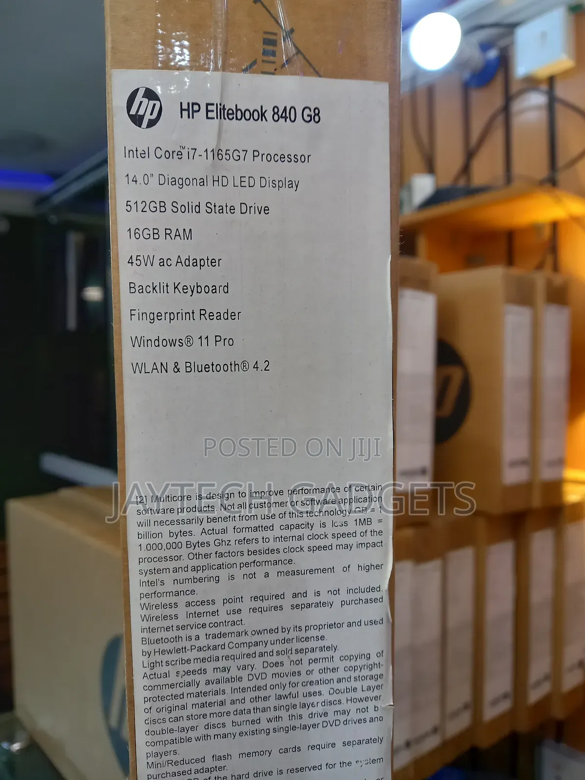New Laptop HP EliteBook 840 G8 16GB Intel Core I7 SSD 512GB