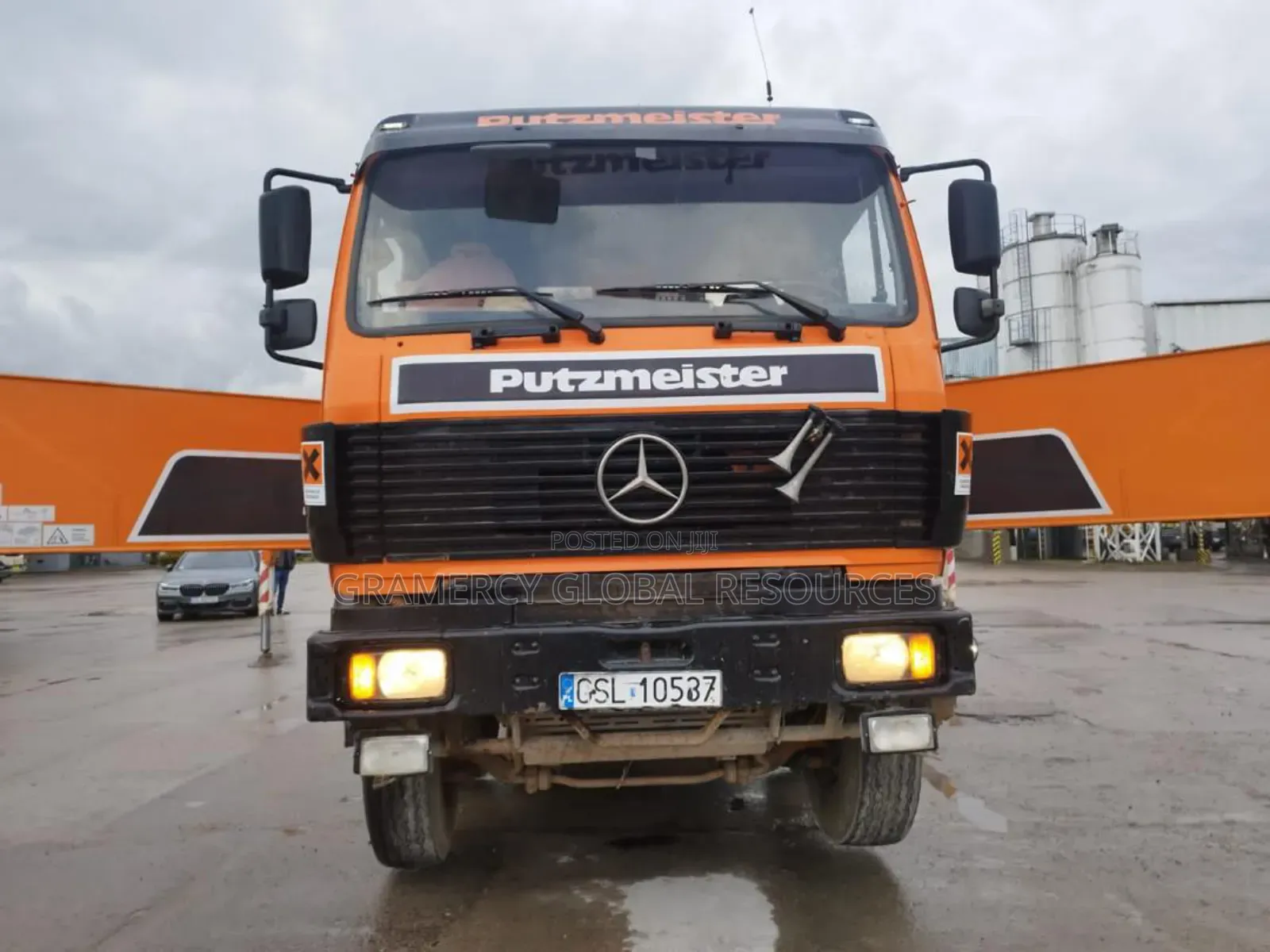 Clean Foreign Used Mercedes Pump Truck