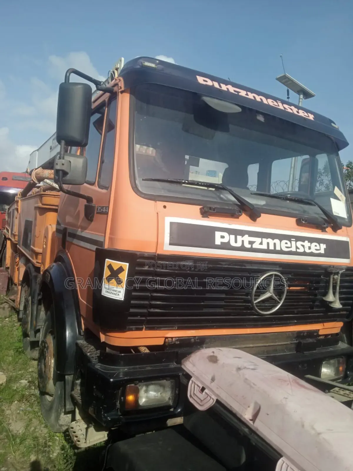 Clean Foreign Used Mercedes Pump Truck