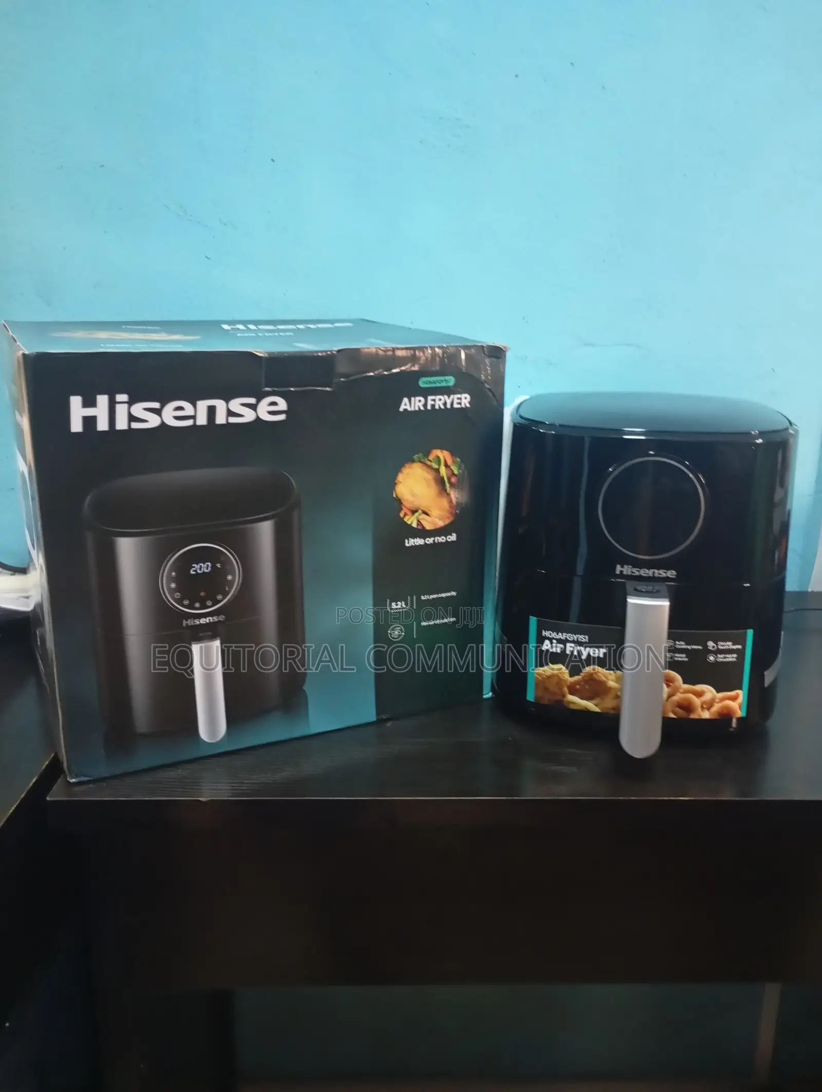 Air Fry, Grill Reheat – Hisense 5.2l Airfryer