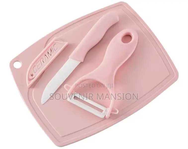3pcs Kitchen Accessories With Knife and Chopping Board