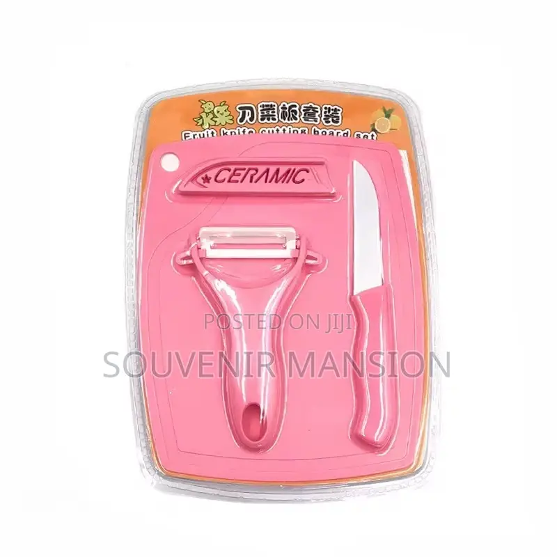 3pcs Kitchen Accessories With Knife and Chopping Board
