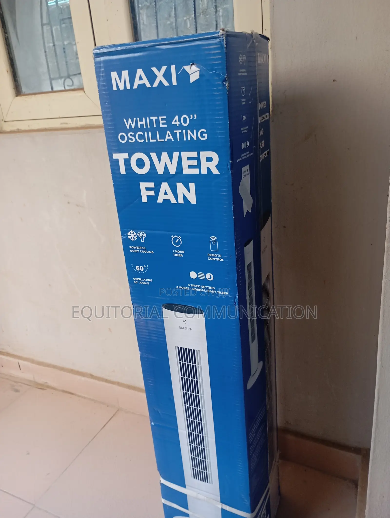 Maxi Comfortcool Tower Fan – All-Day Cooling