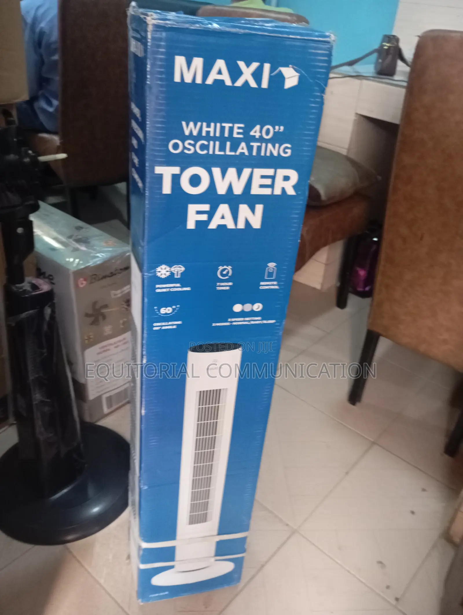 Maxi Turbo Tower Fan – High-Speed Cooling