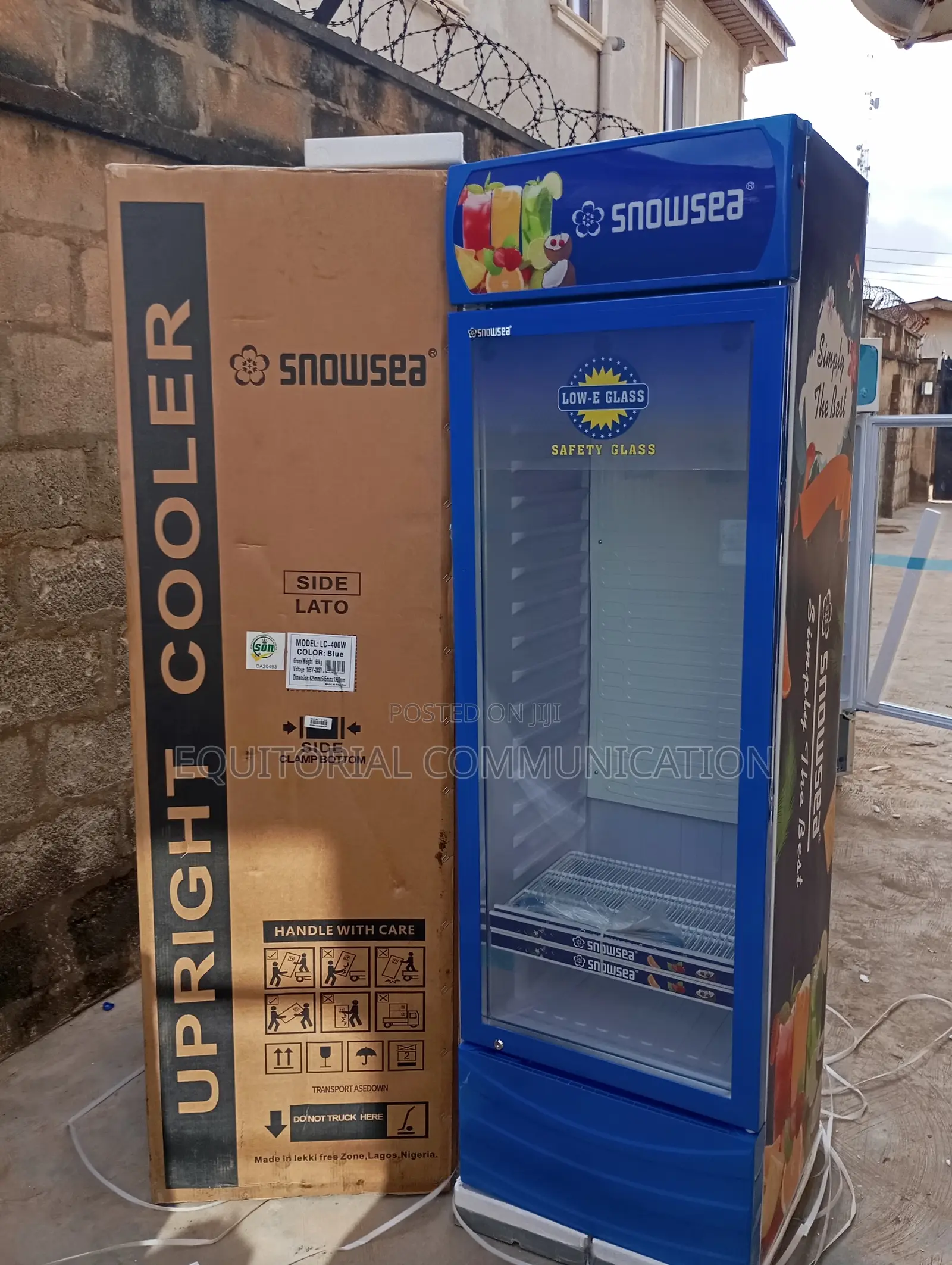 Snowsea Lc-400w 400l Commercial Beverage Display Fridge