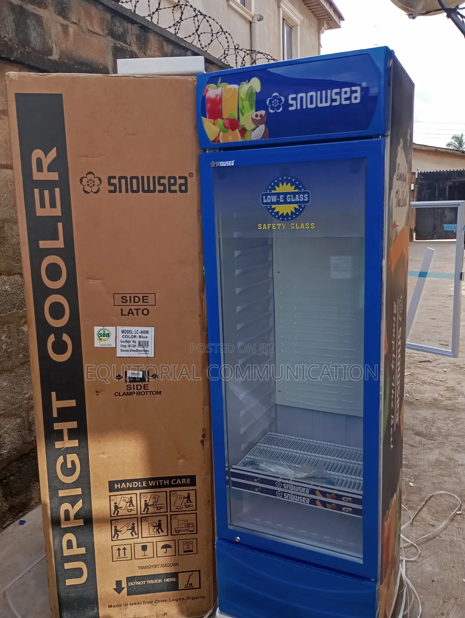 Snowsea Lc-400w 400l Commercial Beverage Display Fridge