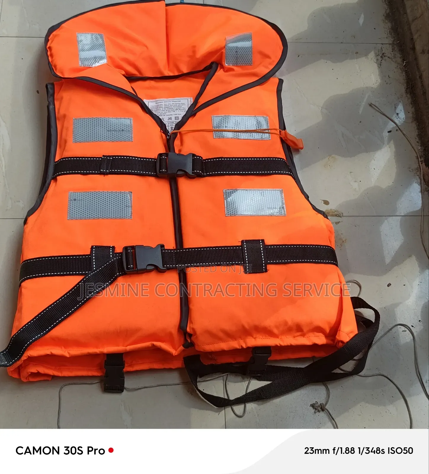 Life Jacket Tourism With Two Buckle