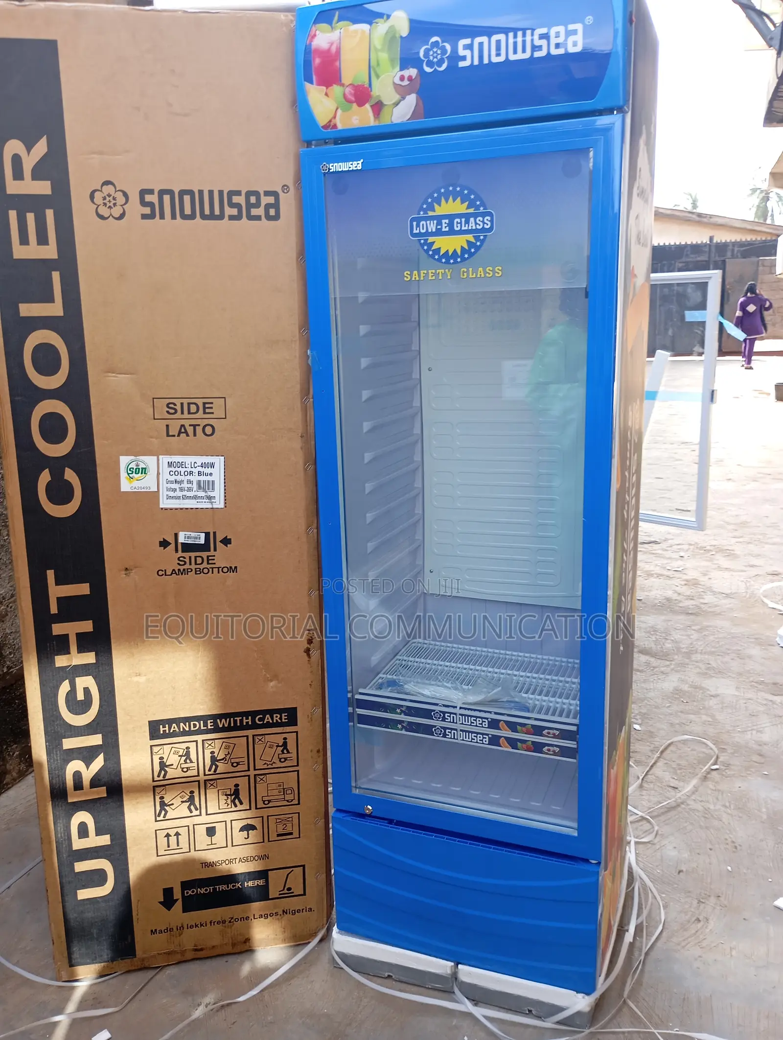 Snowsea Upright Display Fridge Lc-400w – Glass Door Cooler