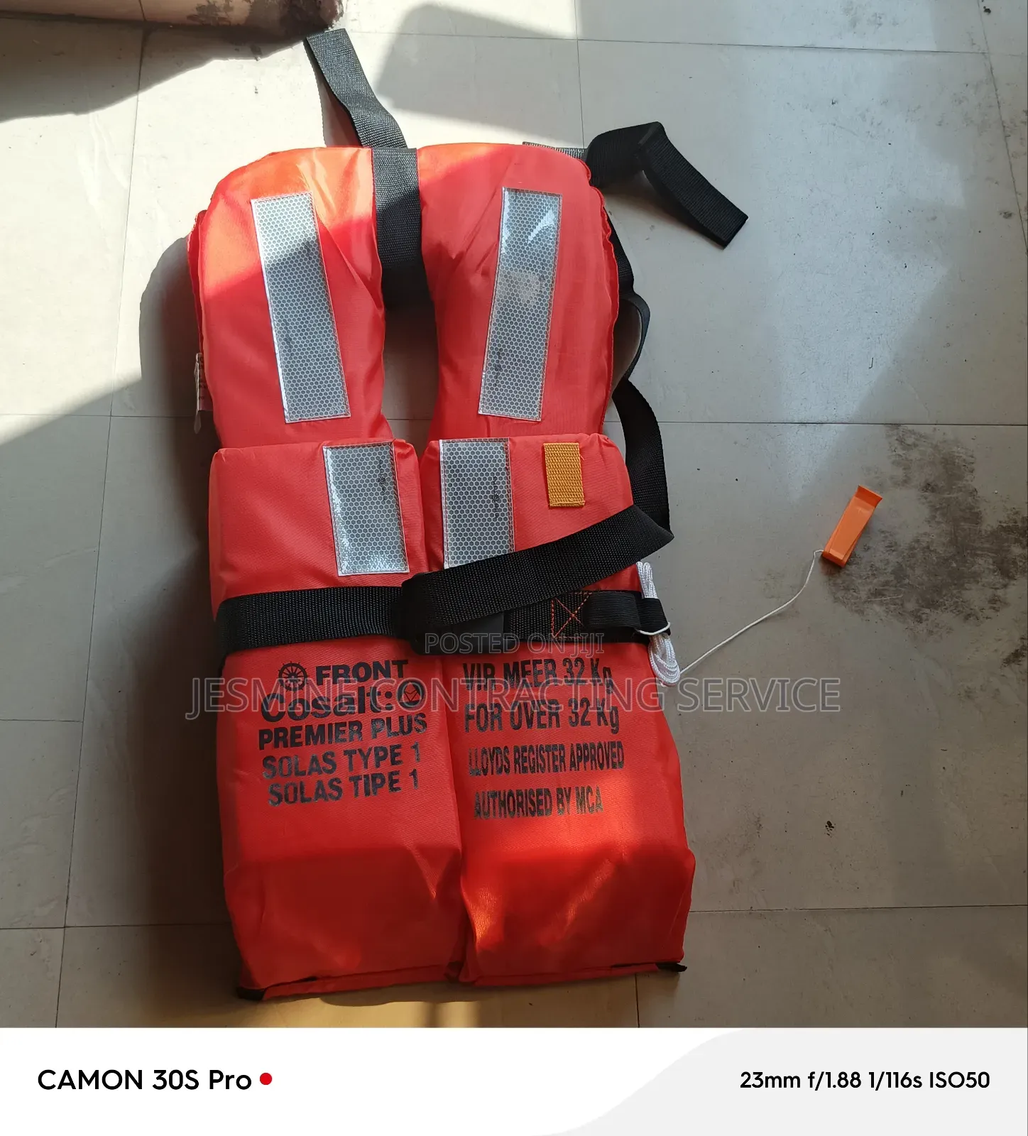 Front Life Jacket Cosalt Premier