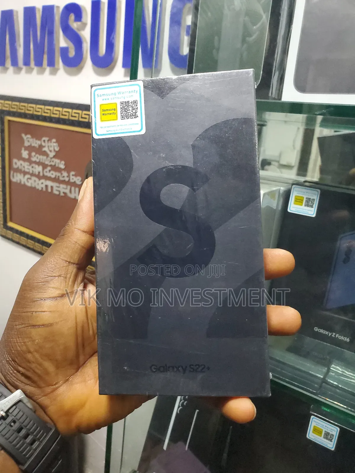 New Samsung Galaxy S22+ 5G 256 GB Black