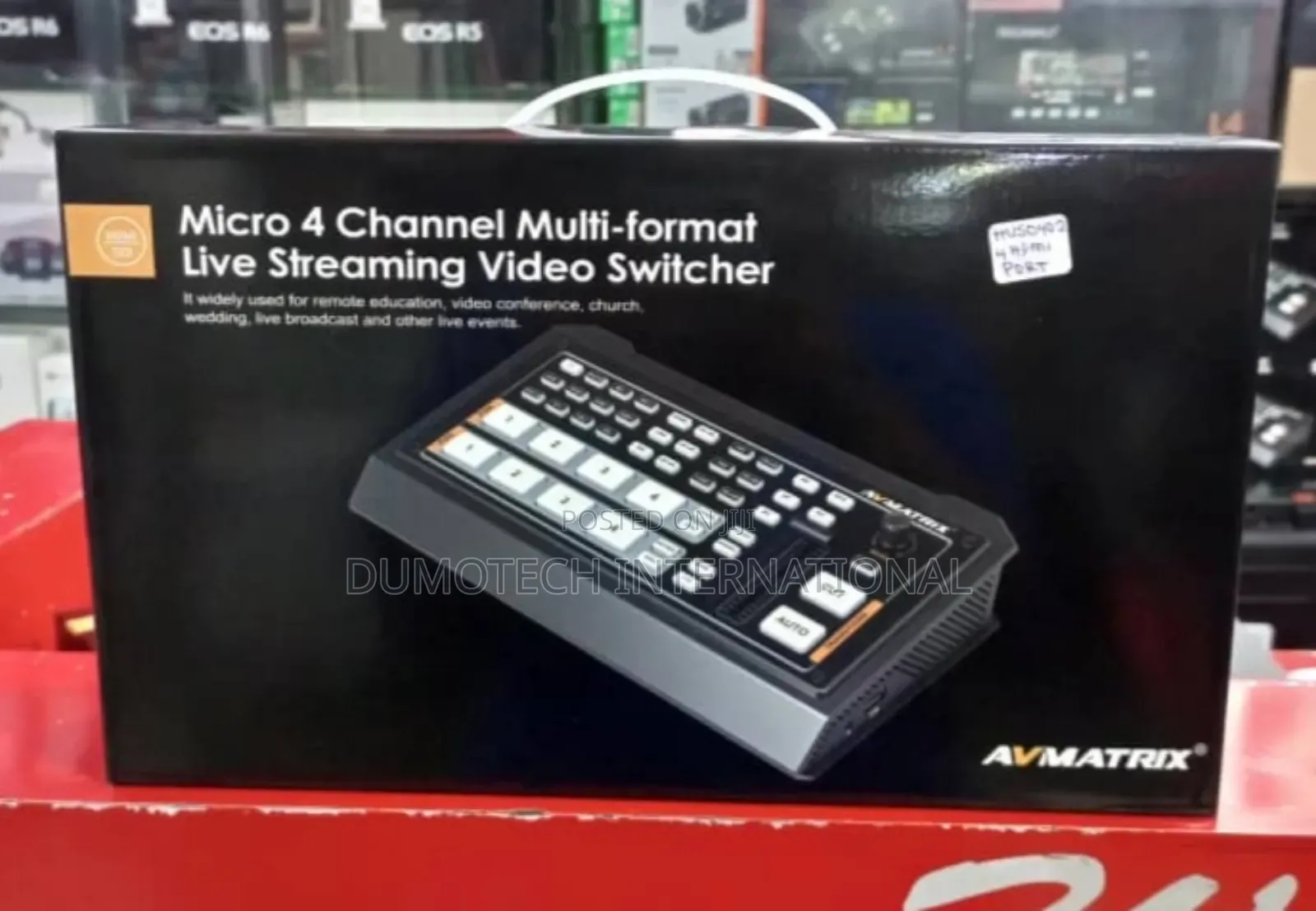Avmatrix Hvs0403u 4-Chan Sdi/Hdmi Video Switcher