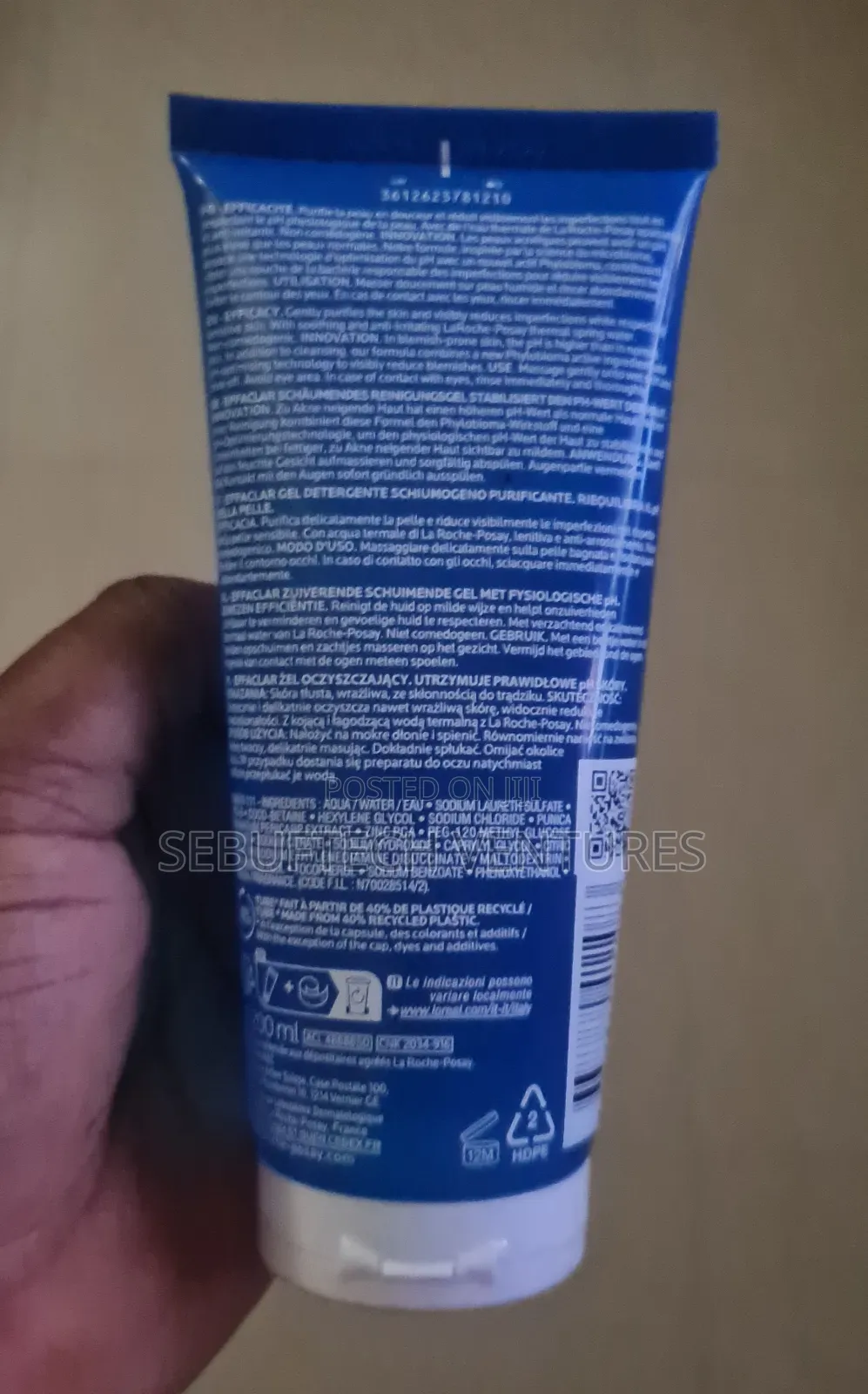 La Roche Posay Effaclar Purify Foaming Gel Cleanser - 200ml
