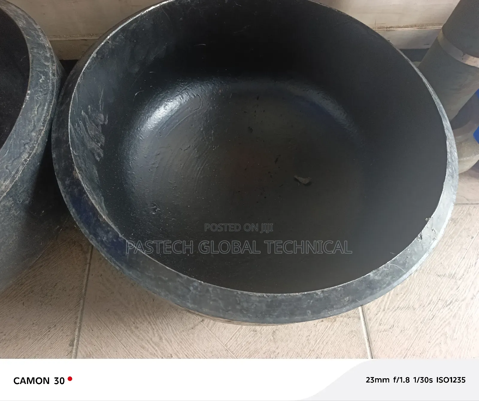 18" Sch. 80 End Cap Carbon Steel