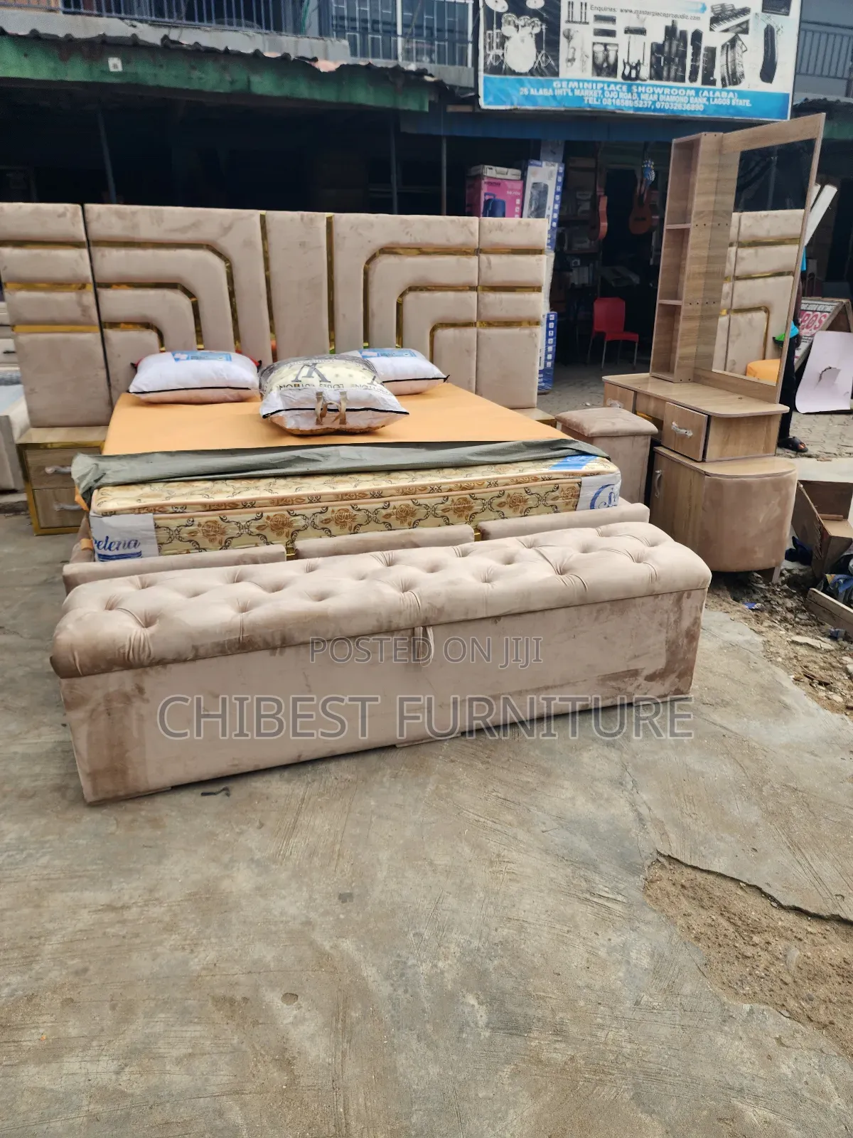 Quality 6by6 Set of Bed Used in Homes, Hotels, Etc.