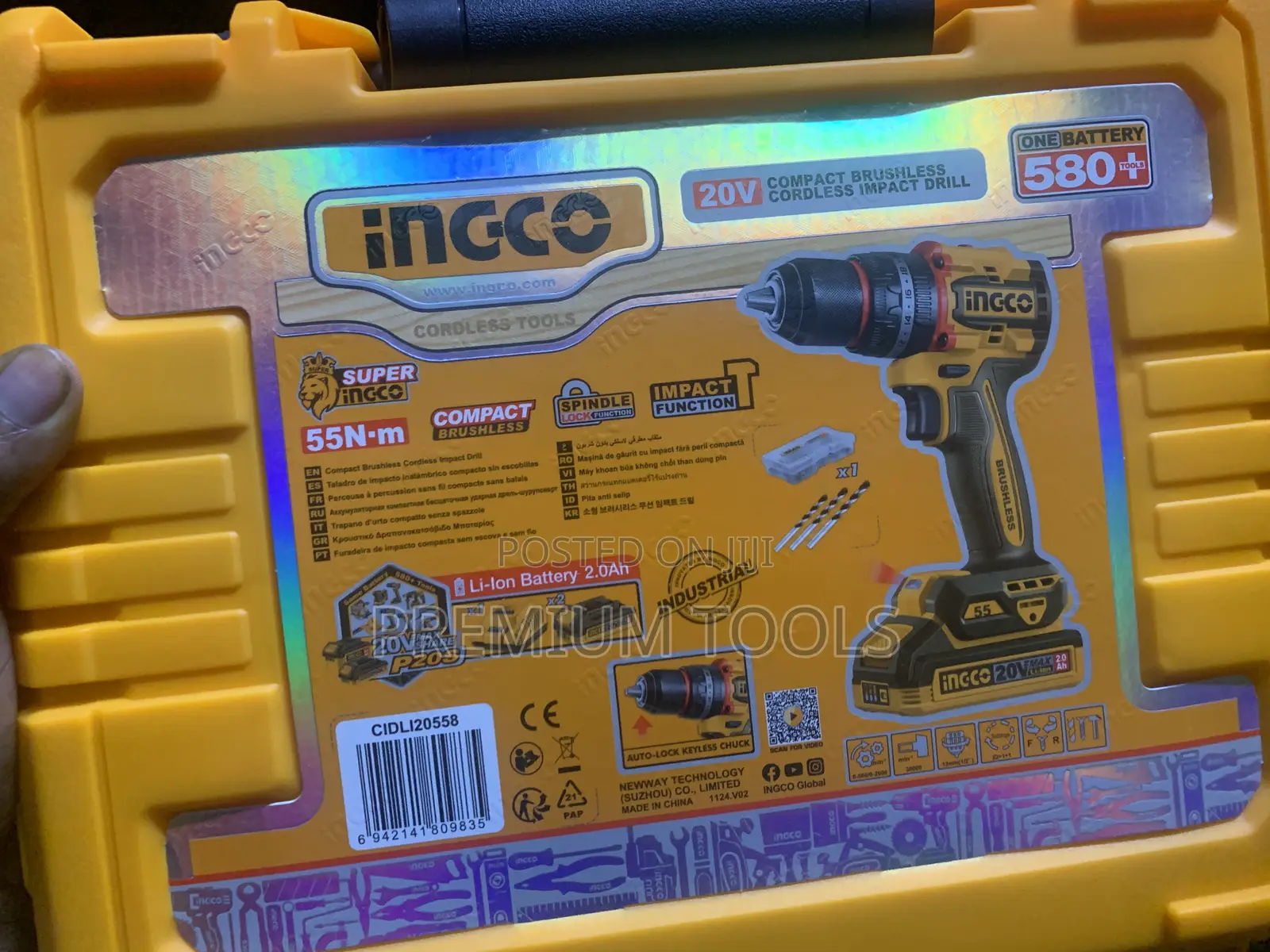 Cordless Ingco Drill