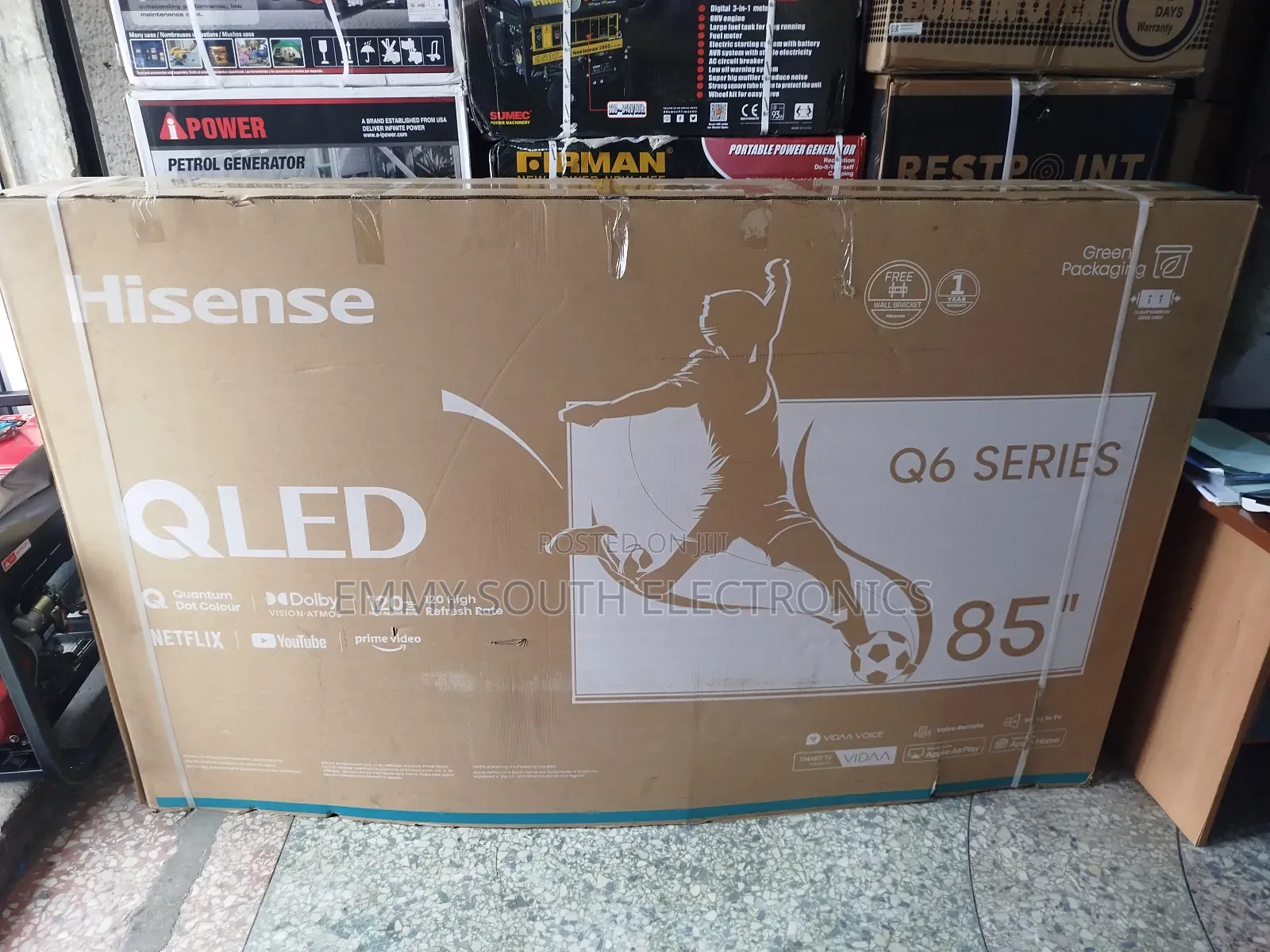 Hisense Qled 85"Smart Colour Television