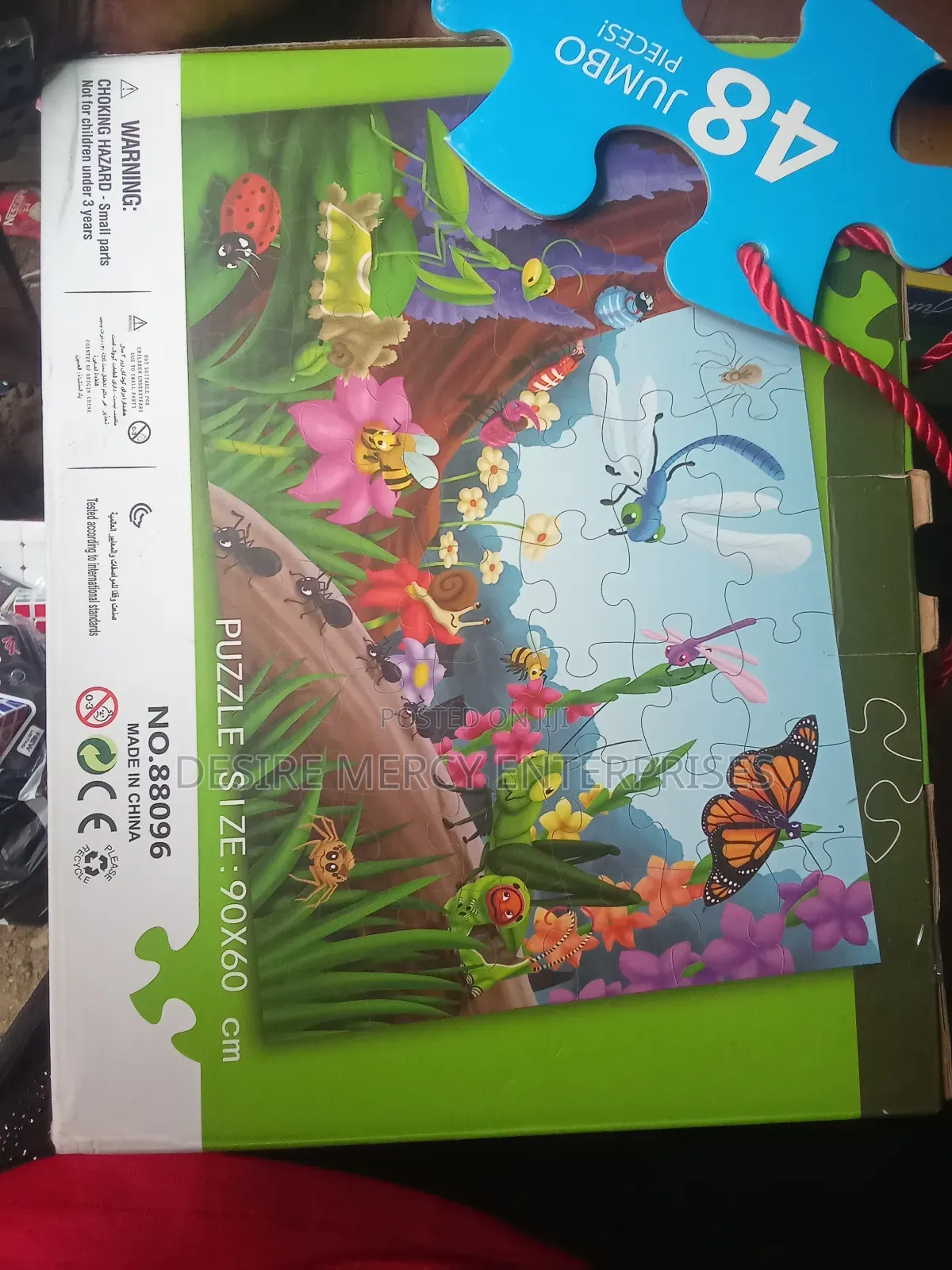 Bug  and Insects Jumbo Floor Puzzle 