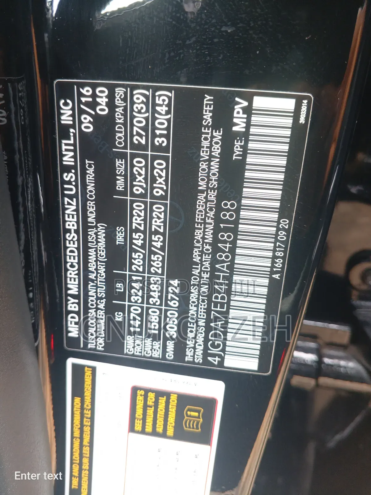 Mercedes-Benz GLE-Class AMG GLE 63 4MATIC 2018 Black