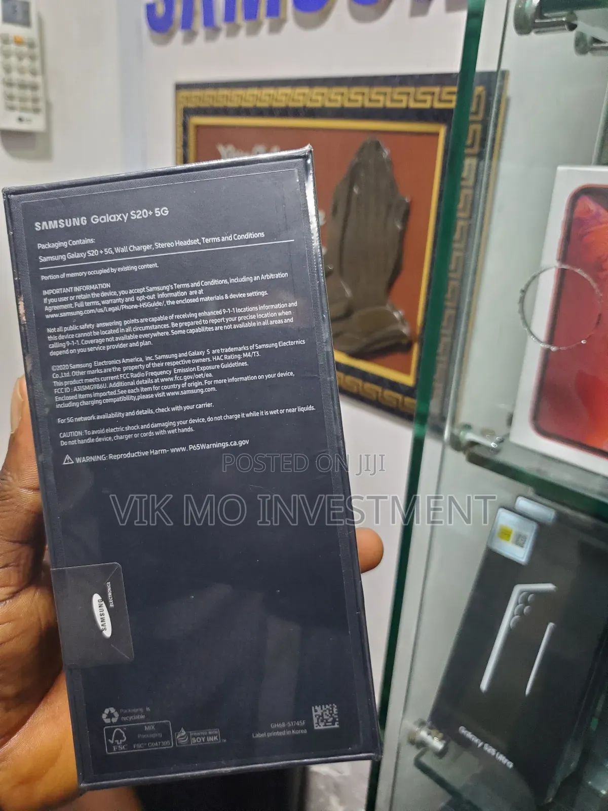 New Samsung Galaxy S20+ 5G 256 GB