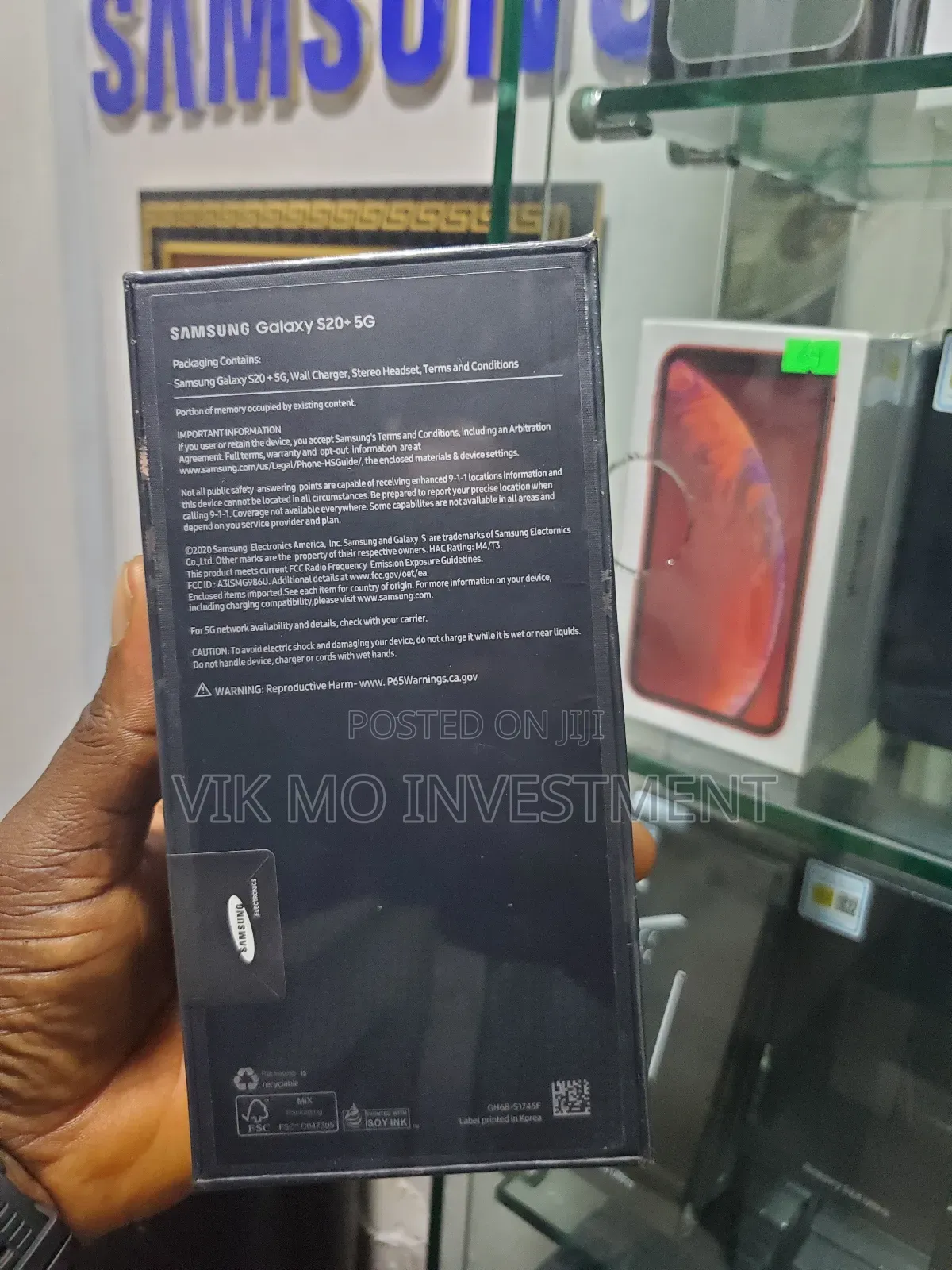New Samsung Galaxy S20+ 5G 128 GB