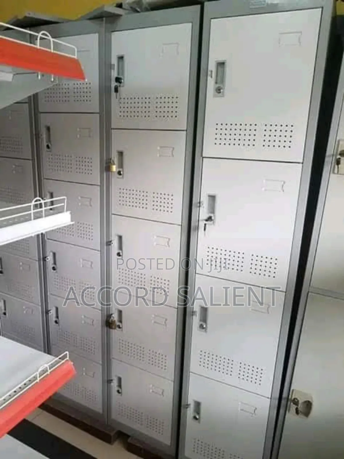 Metal Cabinet Locker With Separate Doors