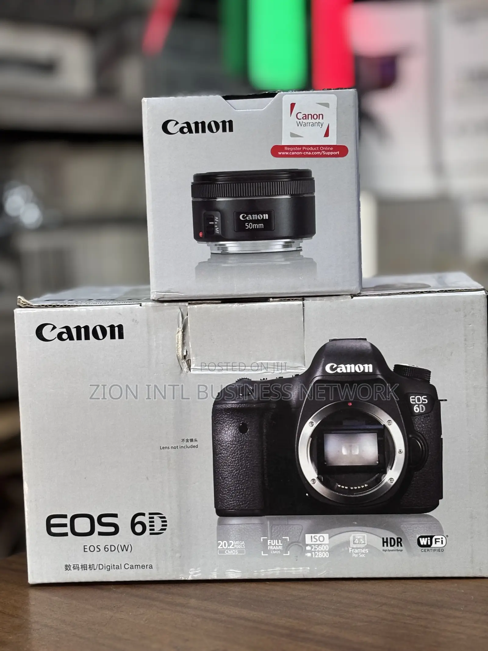 Canon 6d With 50mm Lens
