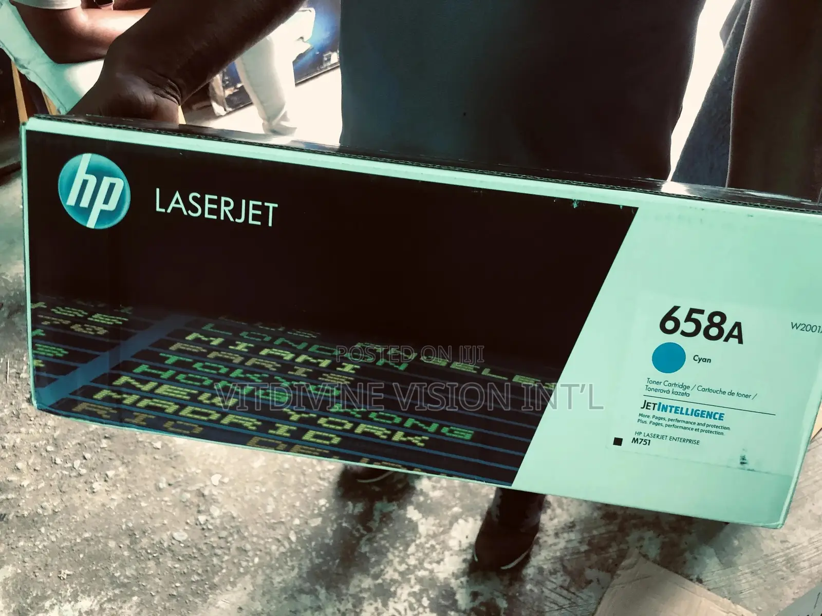 Hp. 658a Magenta ,Cyan Toner Cartridge, Hp M751 Printer