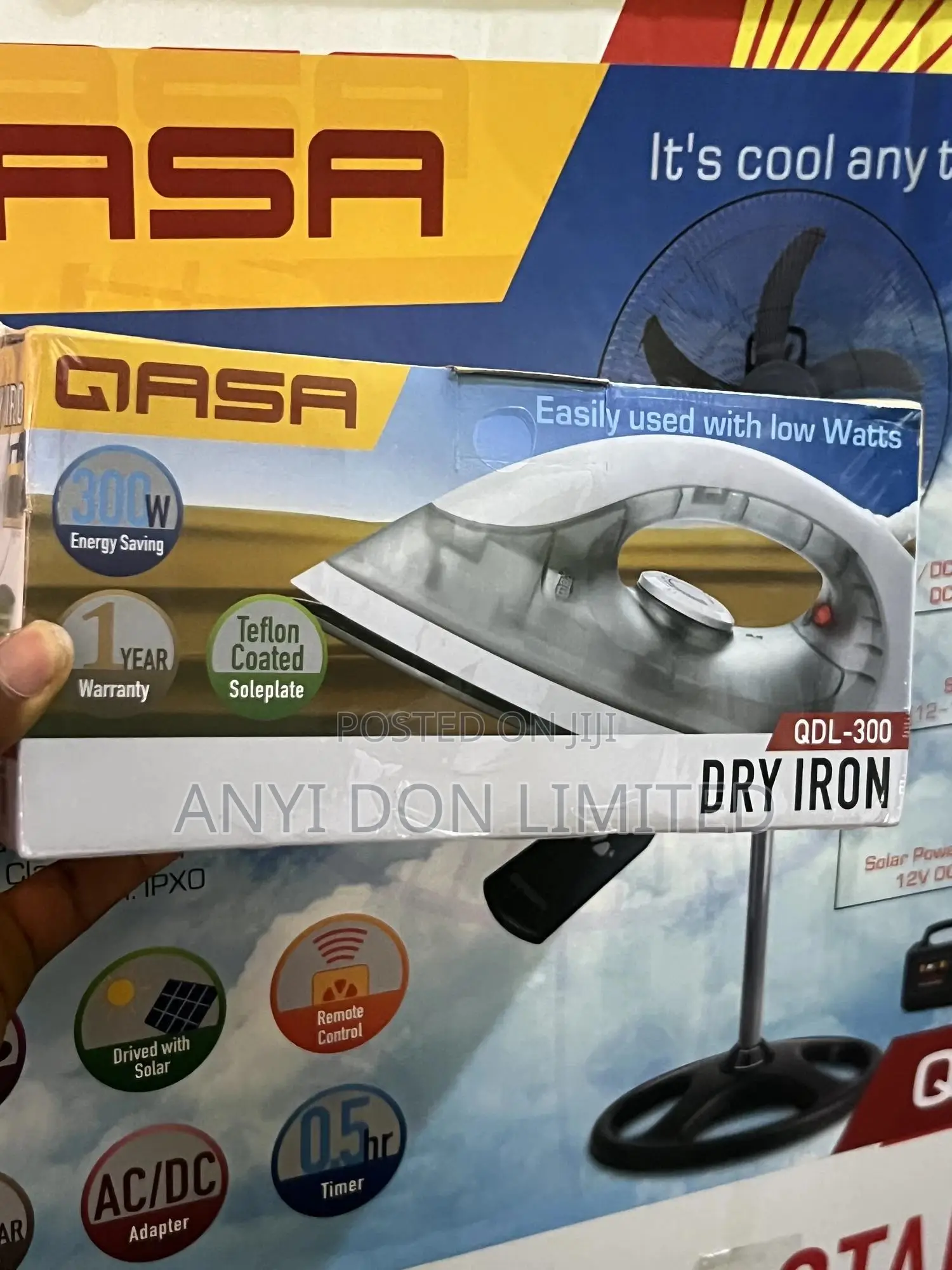 Qasa 300w Solar Dry Iron