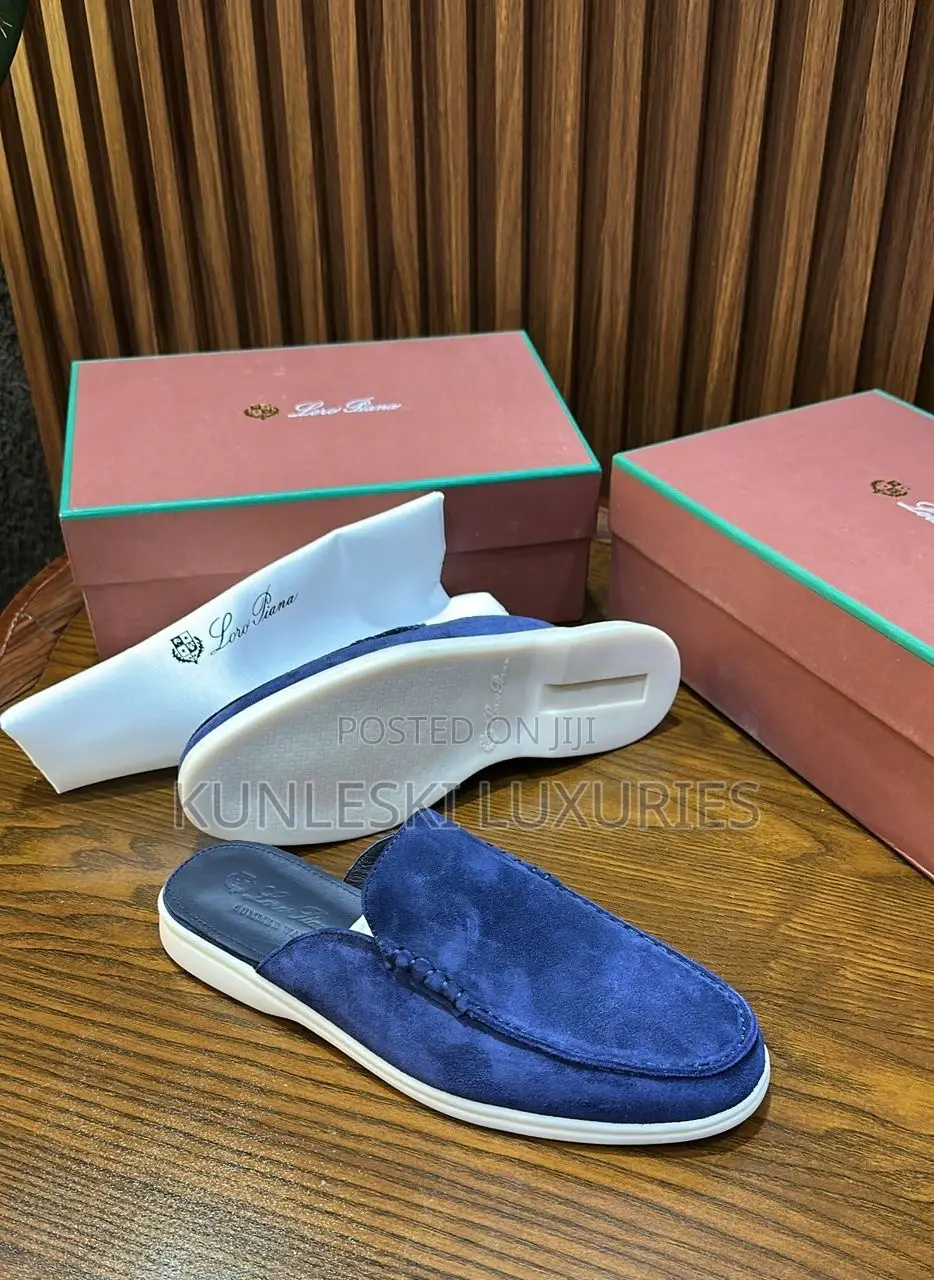 Original Loro Piana Men Half Shoes Collections