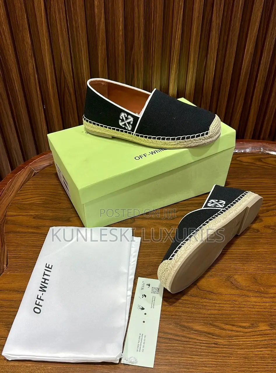 Original Off-White Espadrille Loafers Shoe
