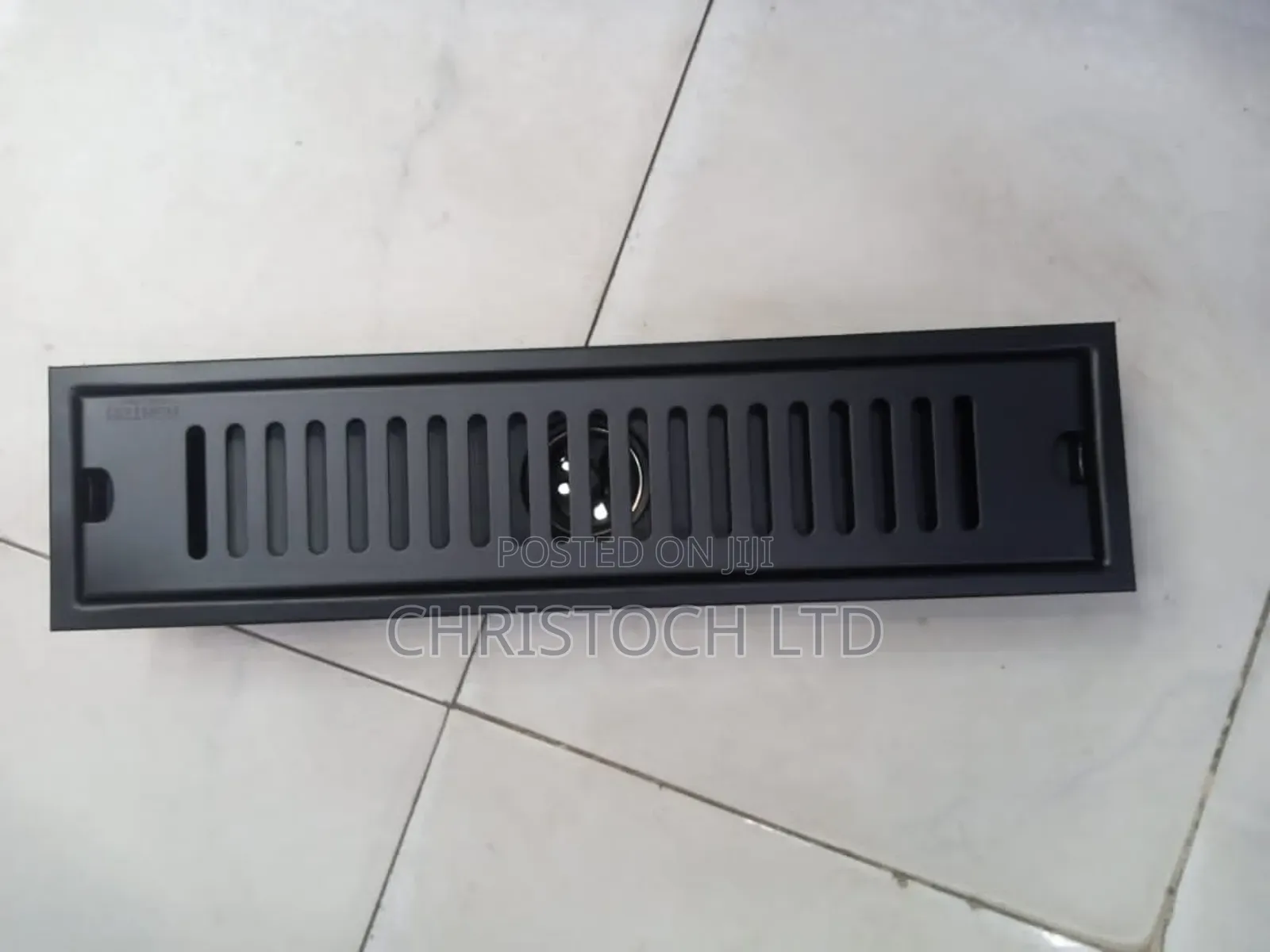 Black Floor Drain/40cm