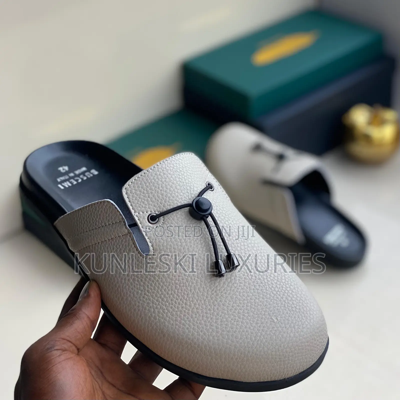 Original Buscemi Men Leather Half Shoe Collection